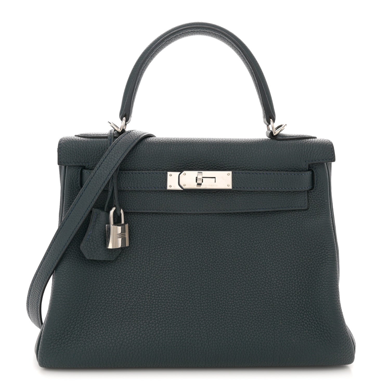 Hermes Togo Kelly Retourne 28 Vert Rousseau 1 of 12