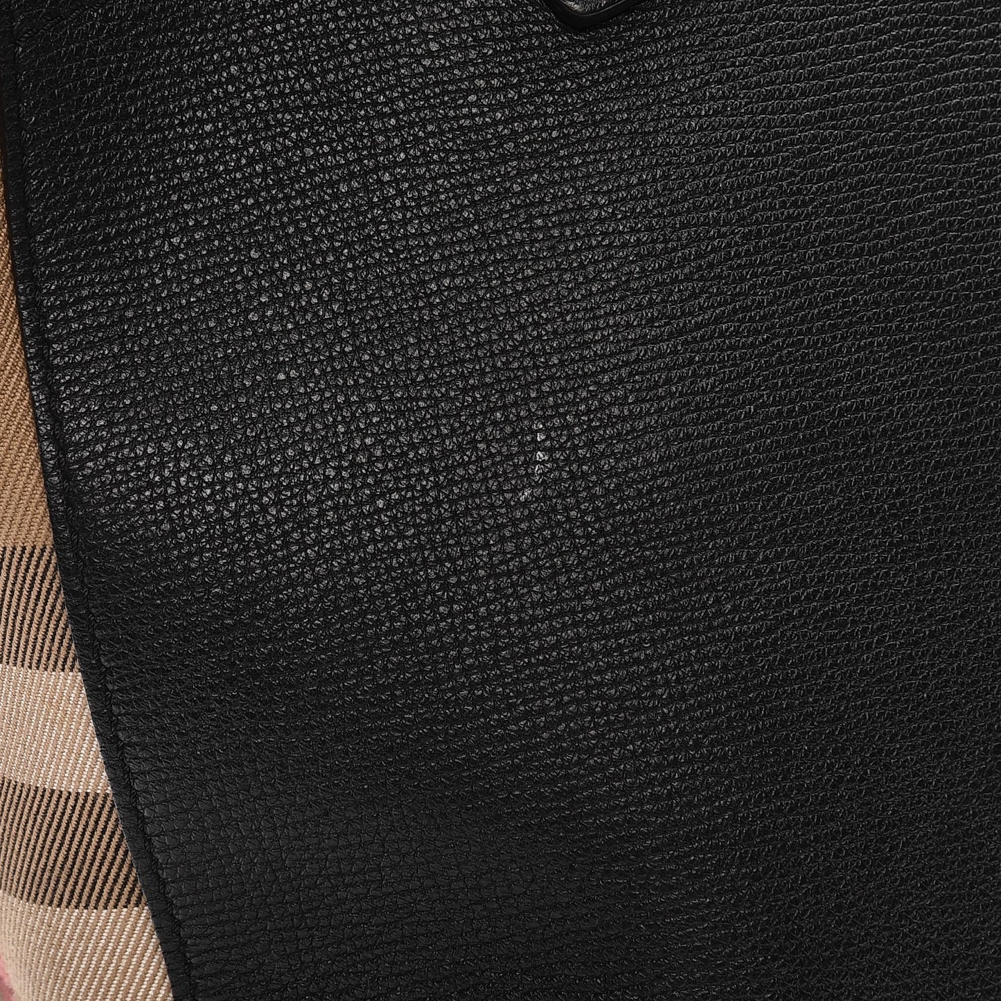 Derby Calfskin House Check Medium Welburn Tote Black