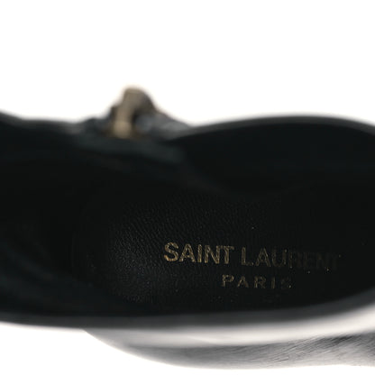 Saint Laurent Calfskin Opyum Ankle Boot 38 Black 7 of 10