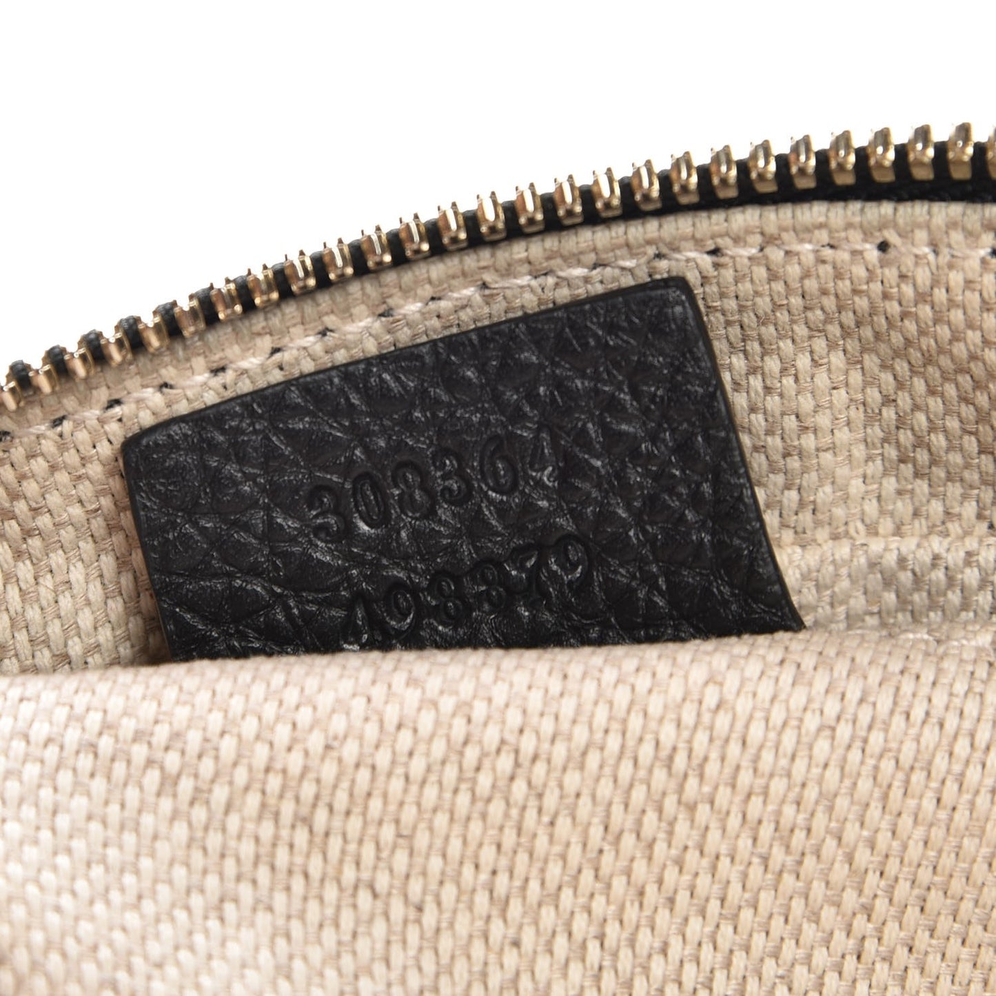 Pebbled Calfskin Small Soho Disco Bag Black
