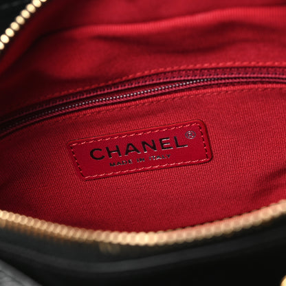 Chanel Aged Calfskin Quilted Small Gabrielle Hobo Black 6 of 10