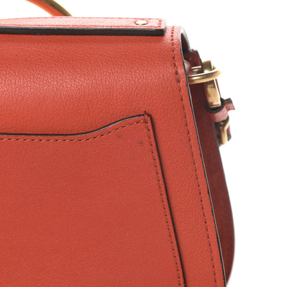 Chloe Calfskin Suede Medium Nile Bracelet Bag Earthy Red 13 of 14
