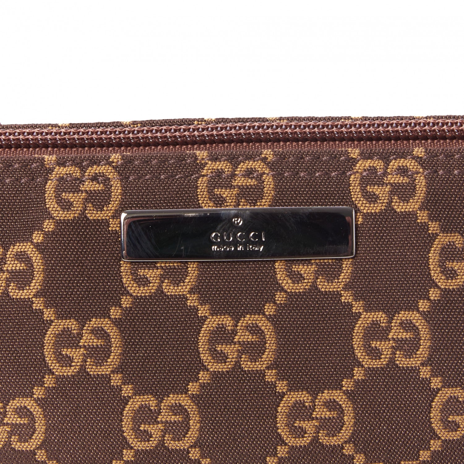 Gucci Monogram Boat Pochette Brown 6 of 8