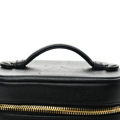 Chanel Caviar Vanity Cosmetic Case Black 10 of 10