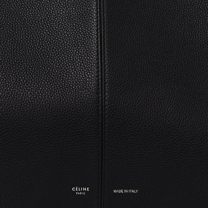Celine Baby Grained Calfskin Medium Tri-Fold Bag Black 6 of 10