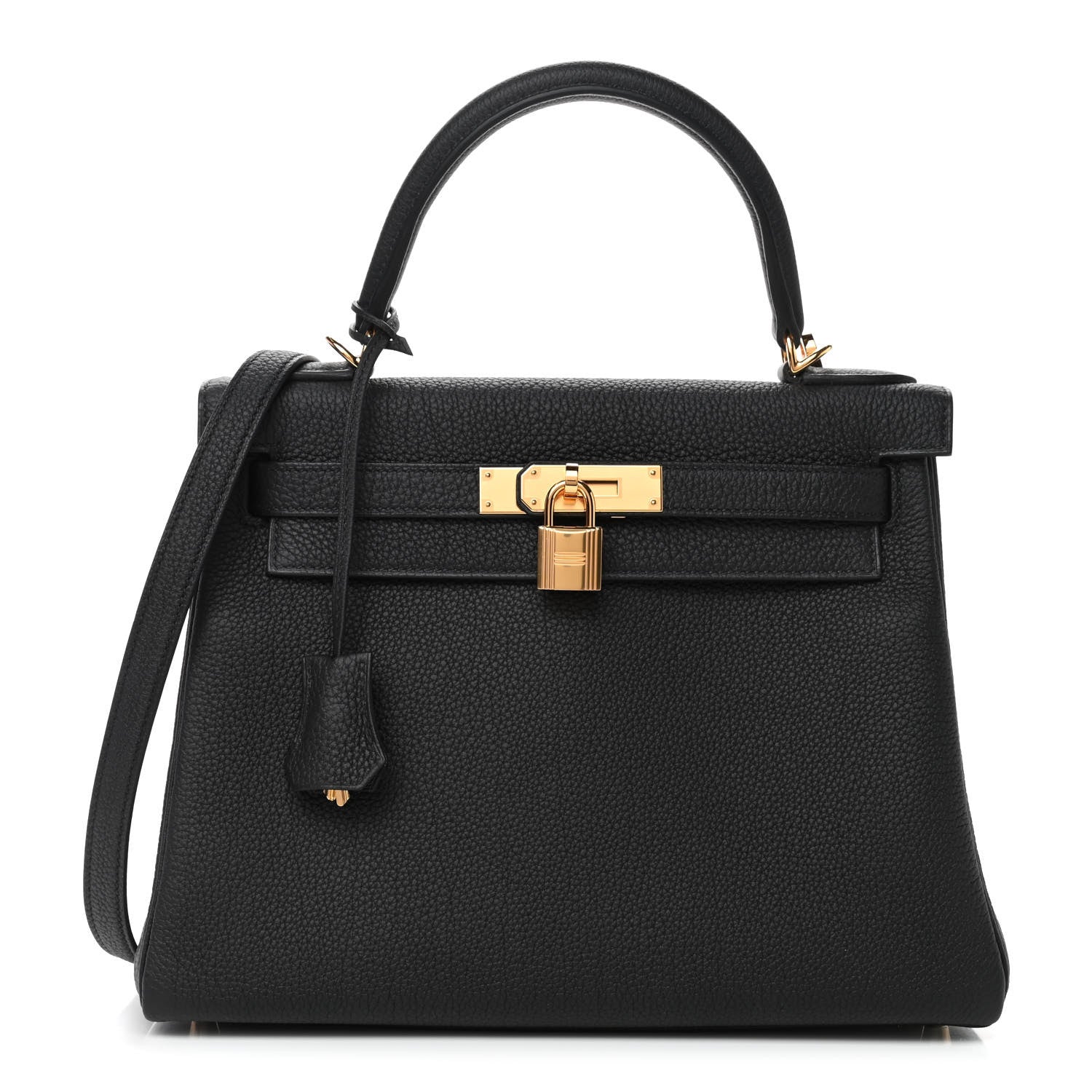 Hermes Togo Kelly Retourne 28 Black 1 of 18