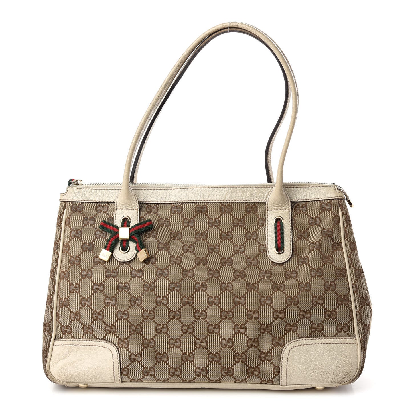 Monogram Medium Princy Tote Off White