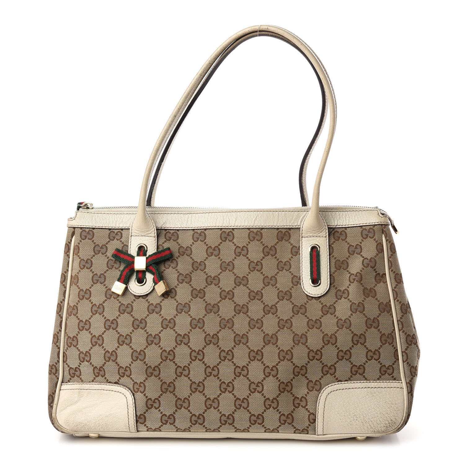 Gucci Monogram Medium Princy Tote Off White 1 of 13