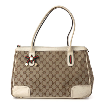 Gucci Monogram Medium Princy Tote Off White 1 of 13