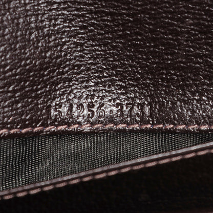 Gucci Monogram Abbey Continental Wallet Dark Brown 7 of 7