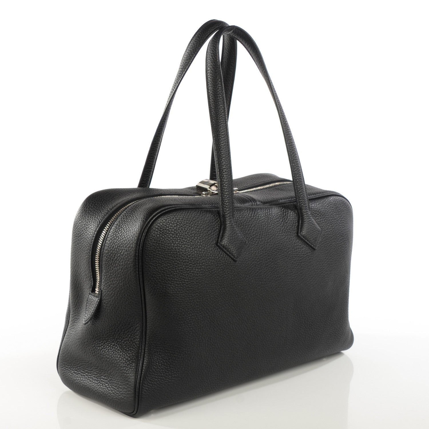 Hermes Taurillon Clemence Victoria II 35 Black 8 of 14