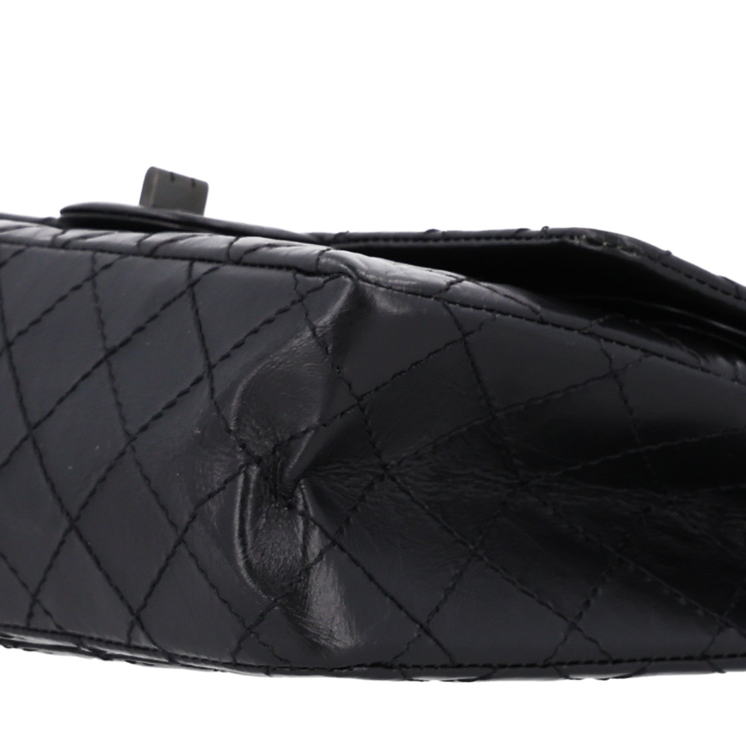 Chanel Aged Calfskin Quilted 2.55 Reissue 225 Flap So Black 10 of 10