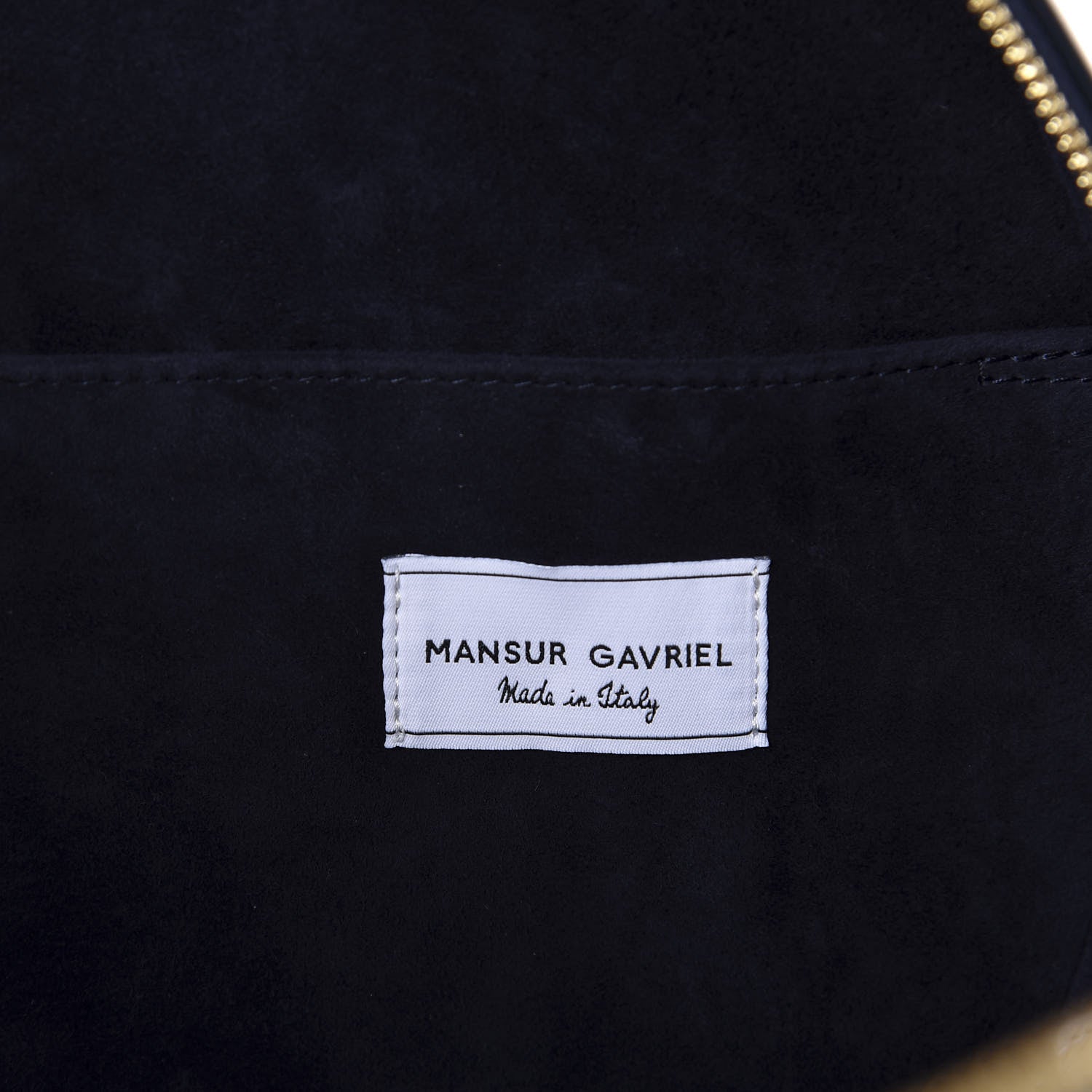 Mansur Gavriel Calfskin Circle Bag Navy 8 of 9