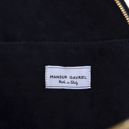 Mansur Gavriel Calfskin Circle Bag Navy 8 of 9