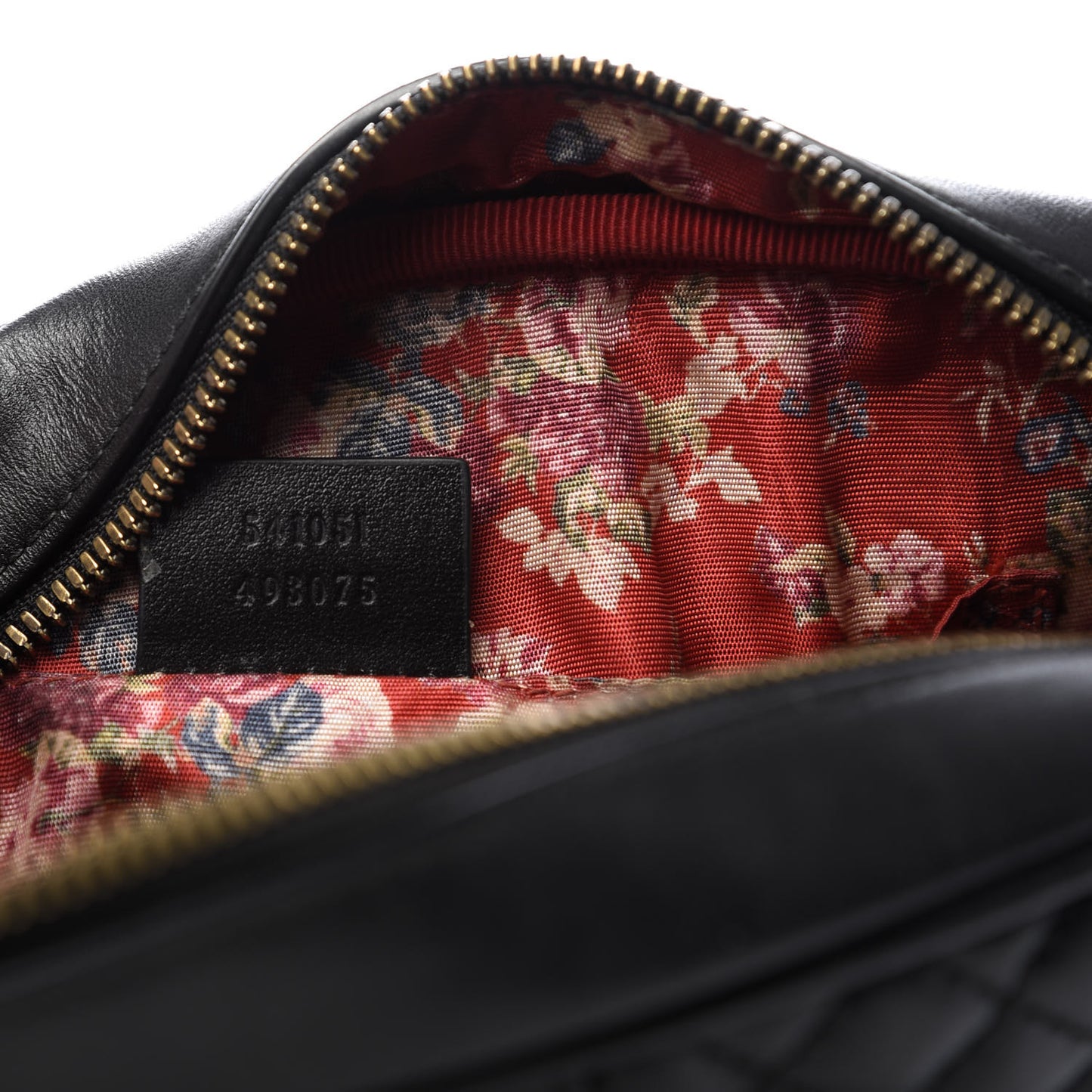 Calfskin Web Trapuntata Small GG Shoulder Bag Black