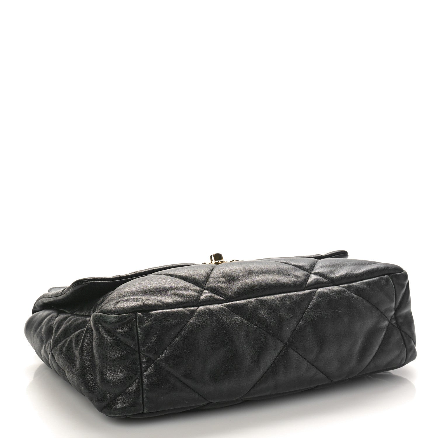 Chanel Lambskin Quilted Large Chanel 19 Flap Black 4 of 14