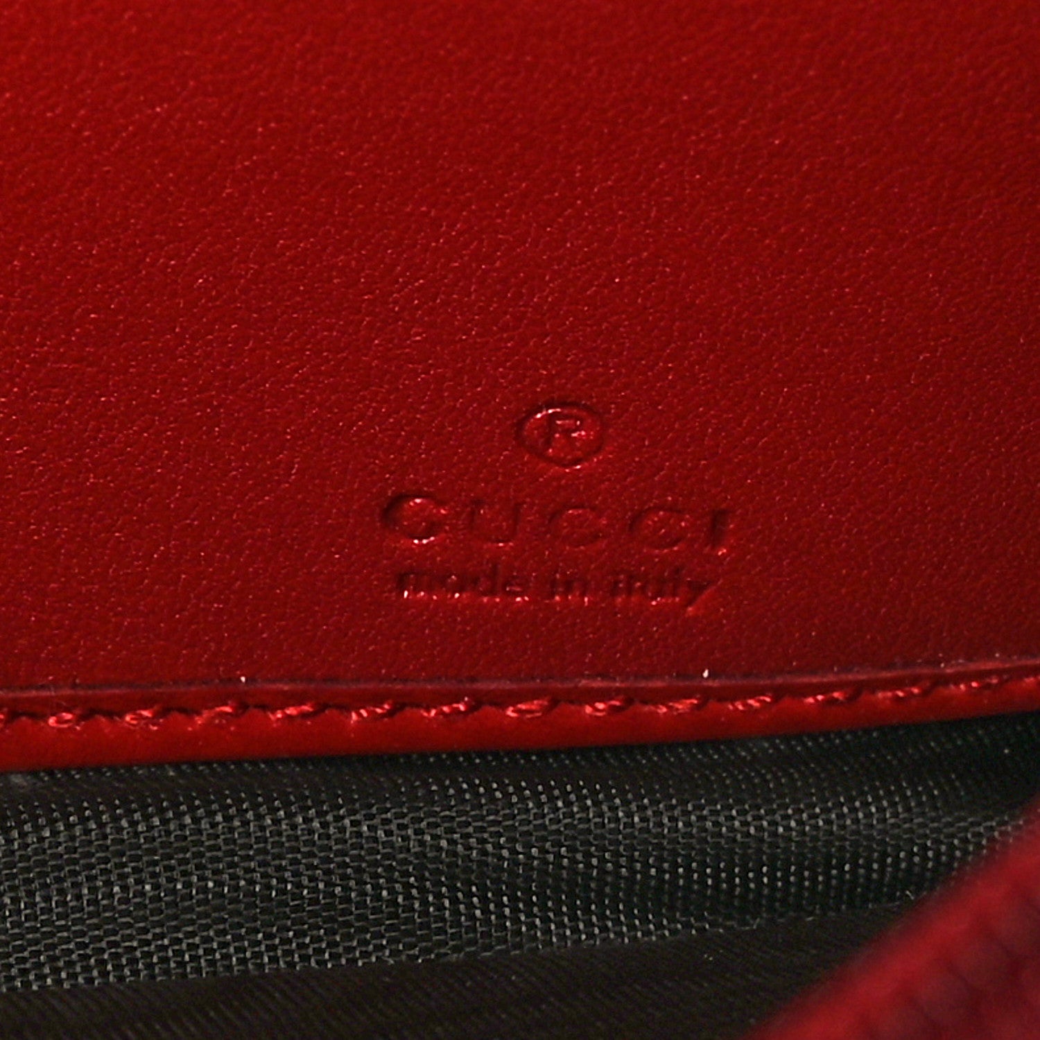 Gucci Calfskin Matelasse GG Marmont Continental Wallet Hibiscus Red 9 of 11