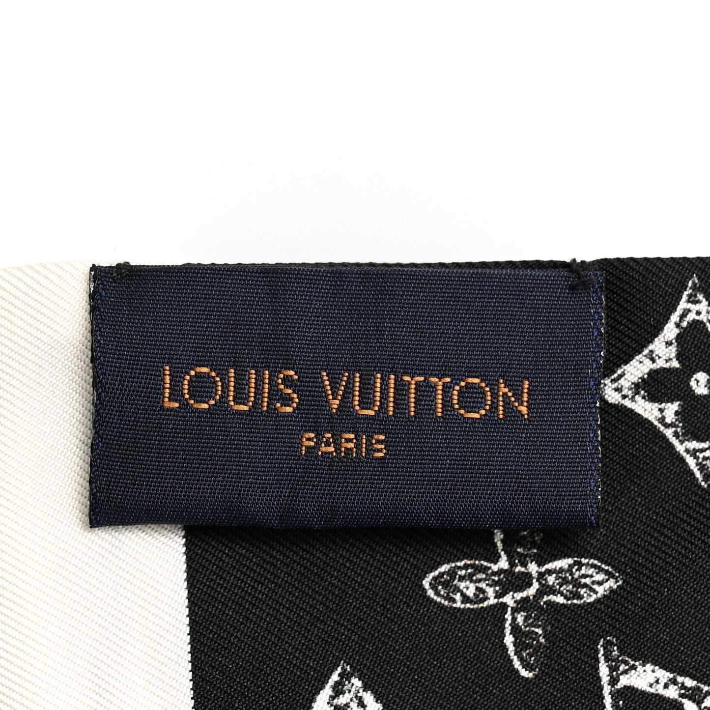 Silk Catogram Classic Bandeau Black