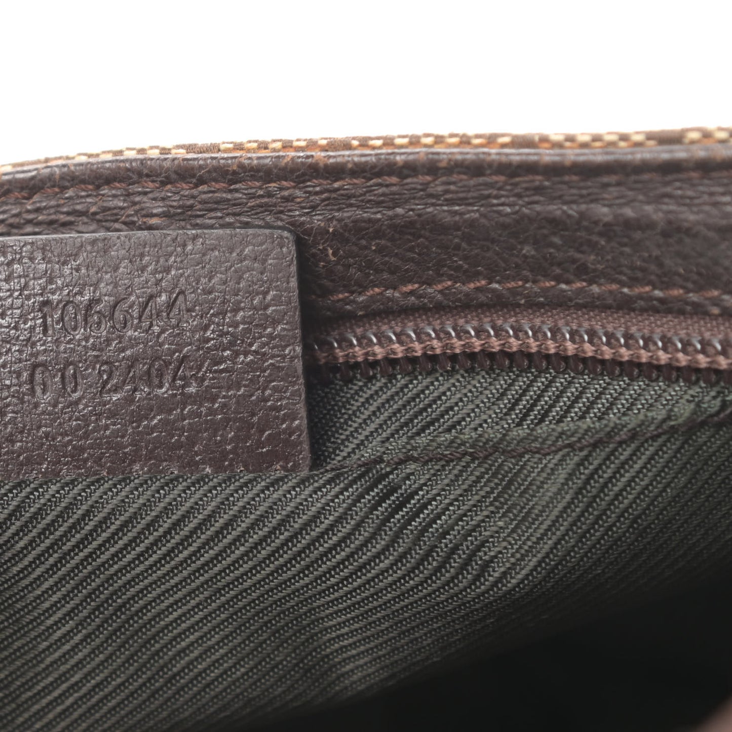 Monogram Shoulder Bag Dark Brown