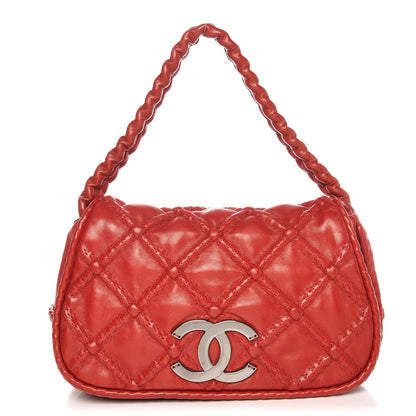 Chanel Lambskin Hidden Chain Flap Red 1 of 7