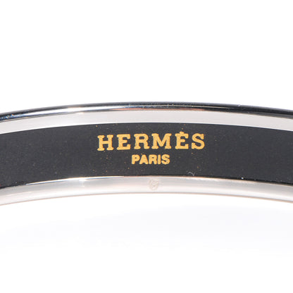 Hermes Enamel Printed Narrow Forest Animals Bracelet 65 Pink 6 of 6