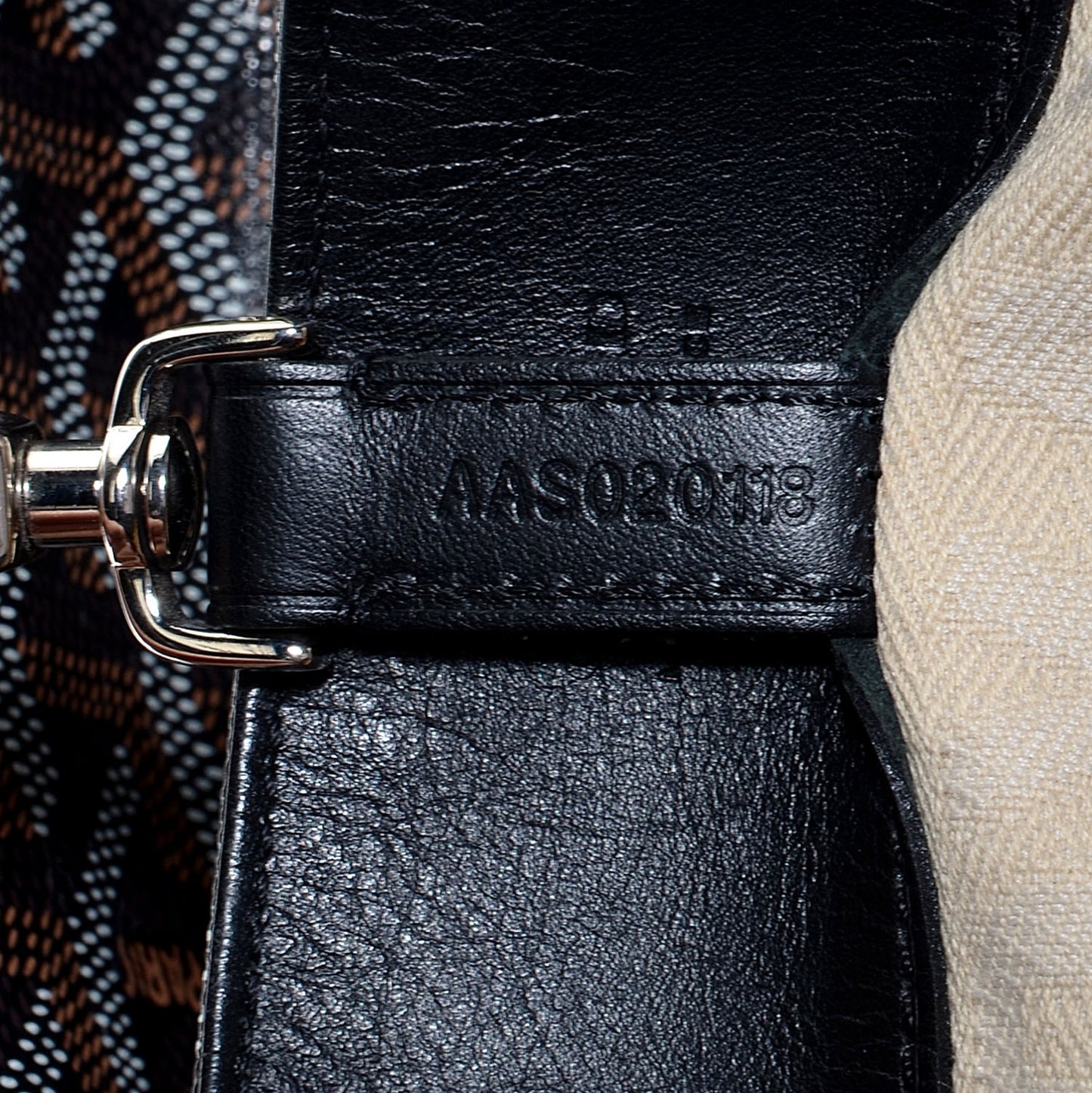 Goyardine Voltaire Tote Black