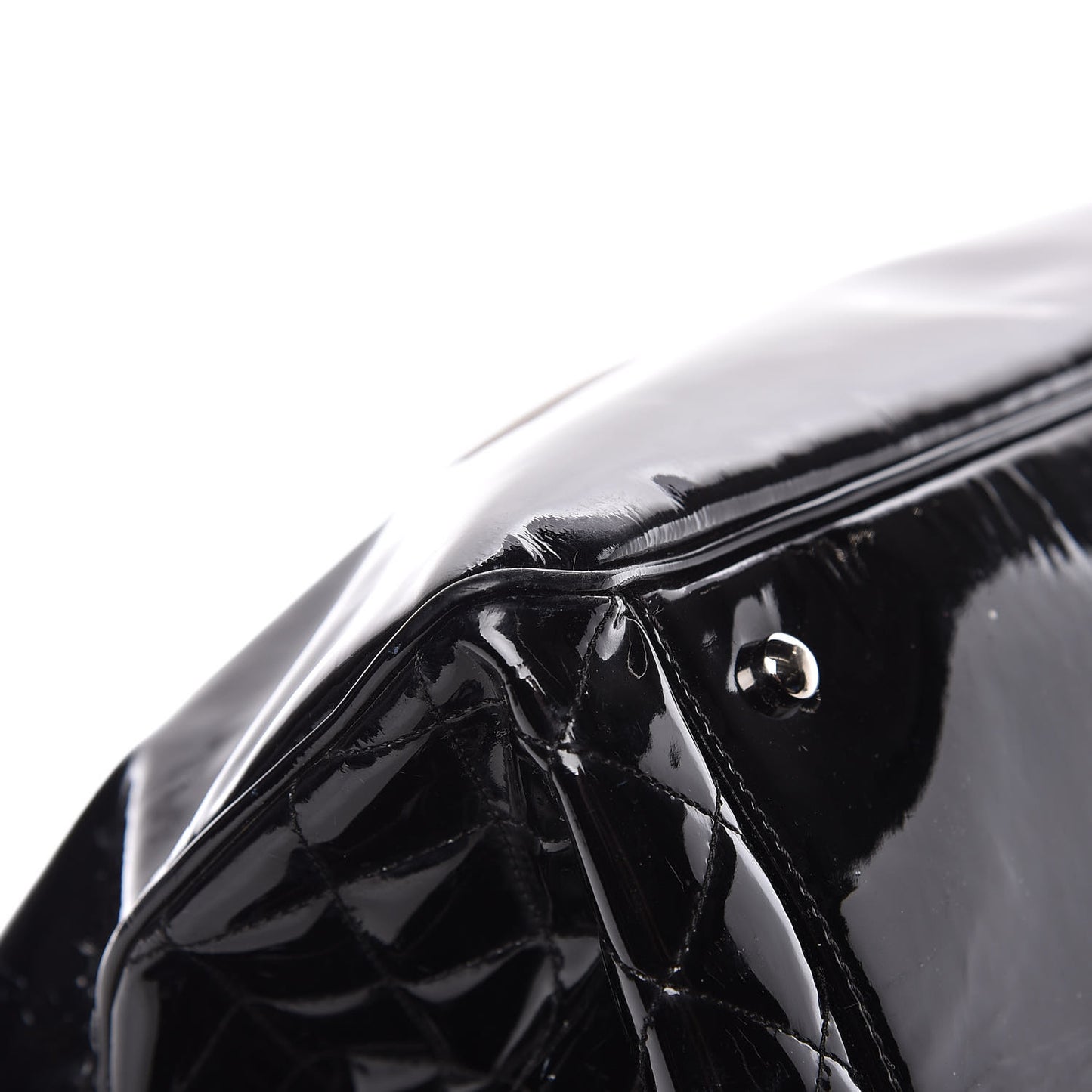 Vinyl XL Lipstick Tote Black