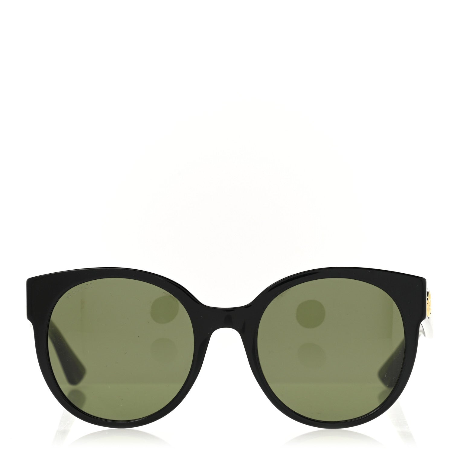 Gucci Acetate Round Web GG035S Sunglasses Black 2 of 8