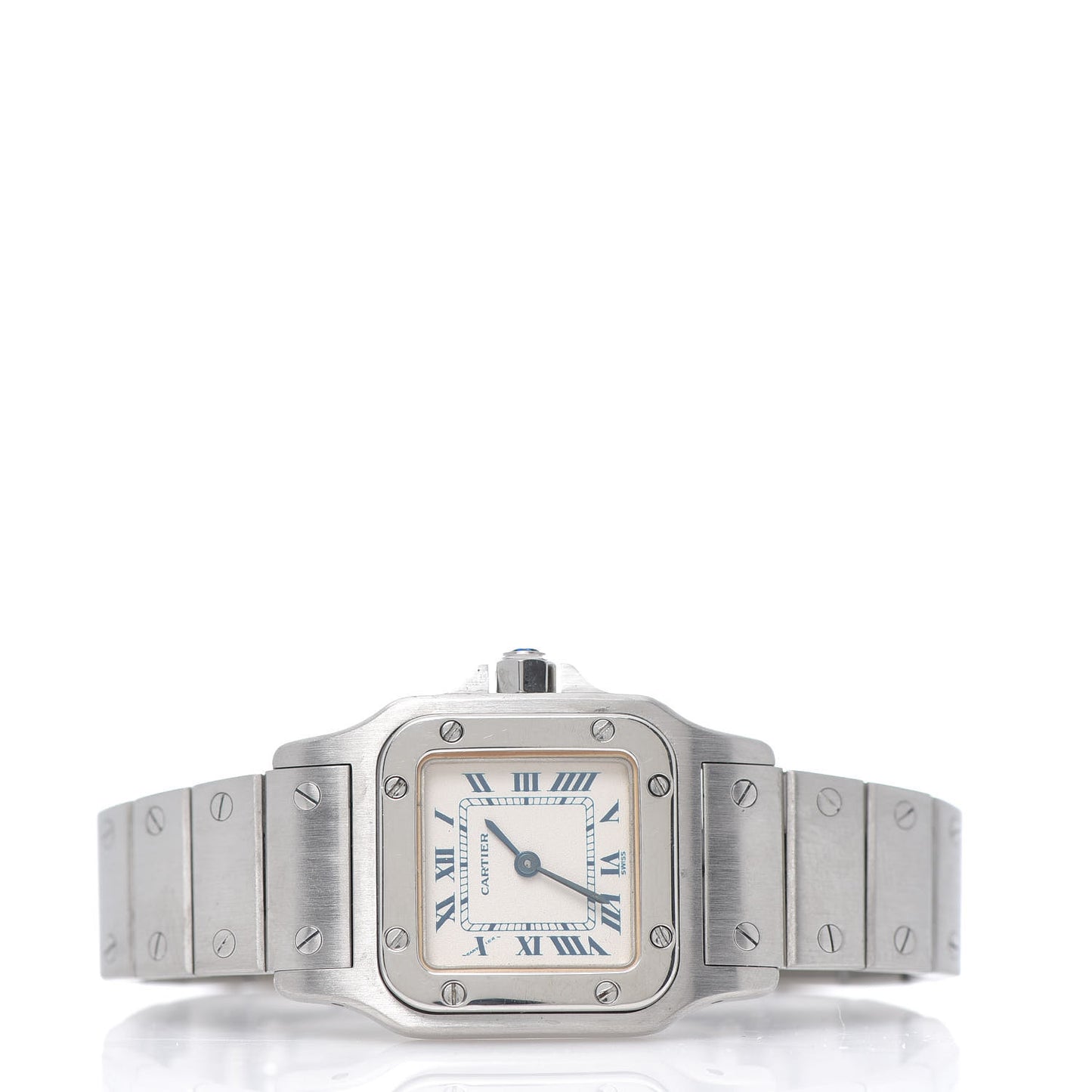 Stainless Steel 24mm Santos de Cartier Galbee Quartz Watch