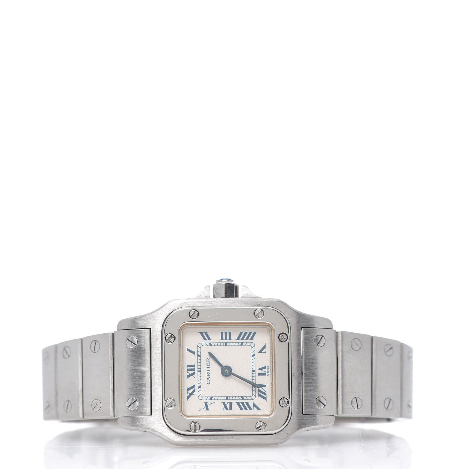 Cartier Stainless Steel 24mm Santos de Cartier Galbee Quartz Watch 3 of 6