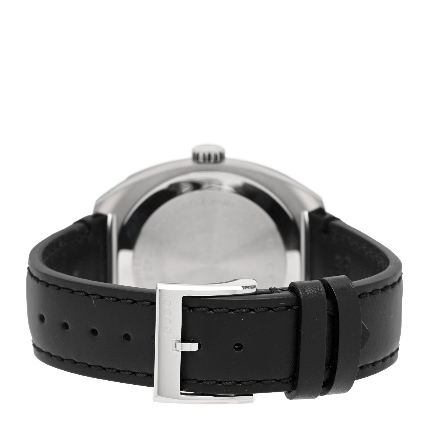 Gucci Stainless Steel Calfskin 40mm GG2570 Quartz Watch Black 3 of 5