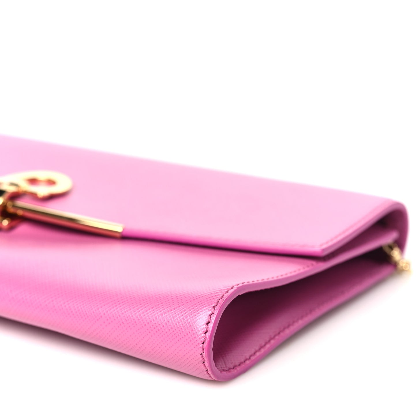 Hammered Calfskin Mini Gancini Icona Bag Pink