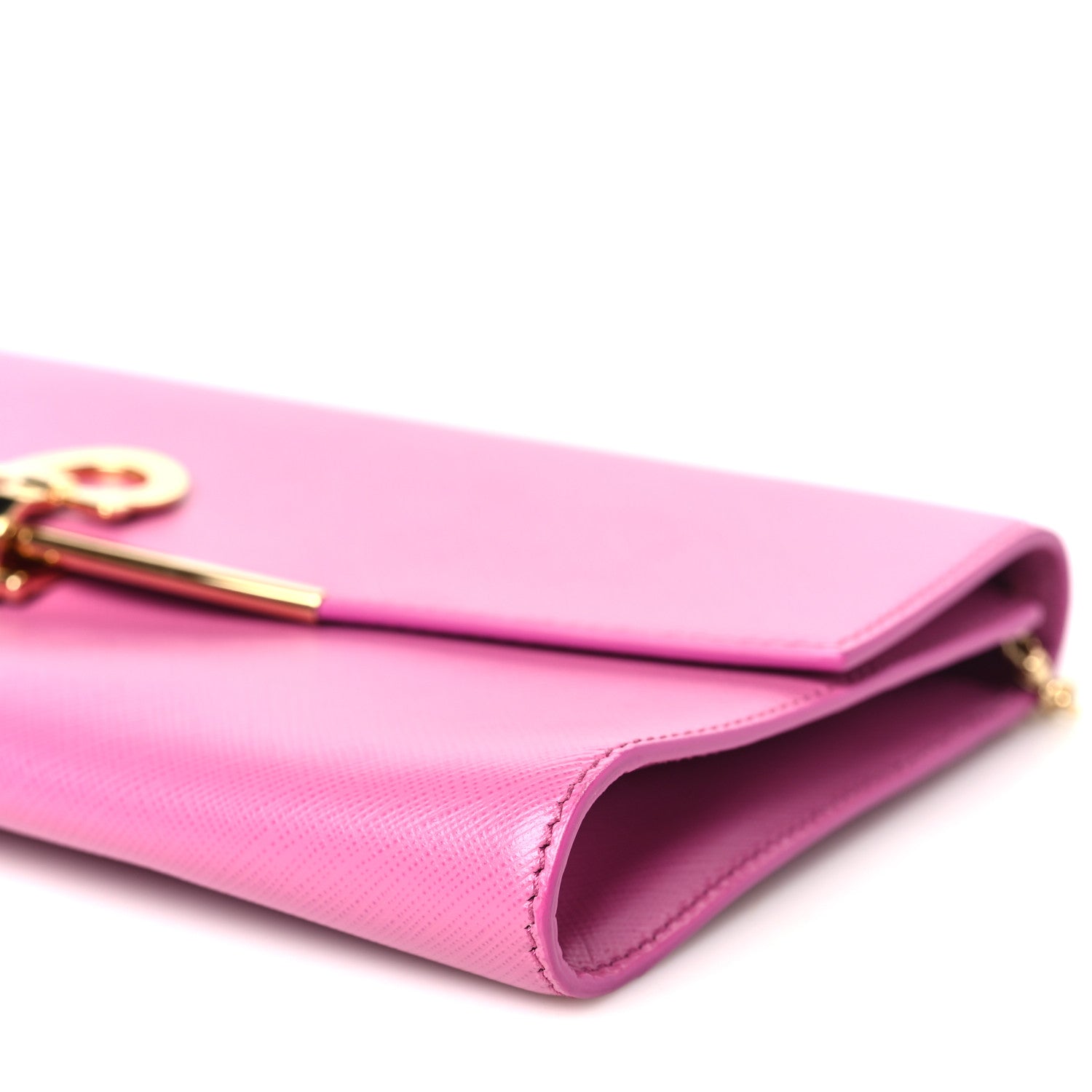 Salvatore Ferragamo Hammered Calfskin Mini Gancini Icona Bag Pink 10 of 10