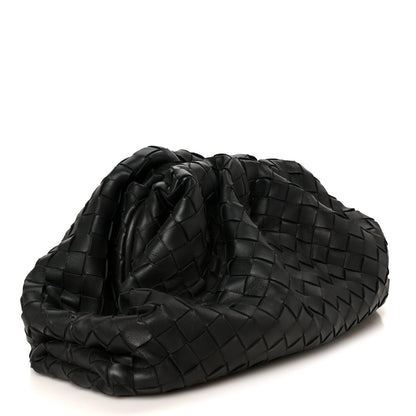 Bottega Veneta Nappa Maxi Intrecciato The Pouch Oversized Clutch Black 3 of 11