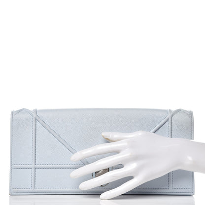Christian Dior Grained Calfskin Diorama Pochette Sky Light 2 of 11