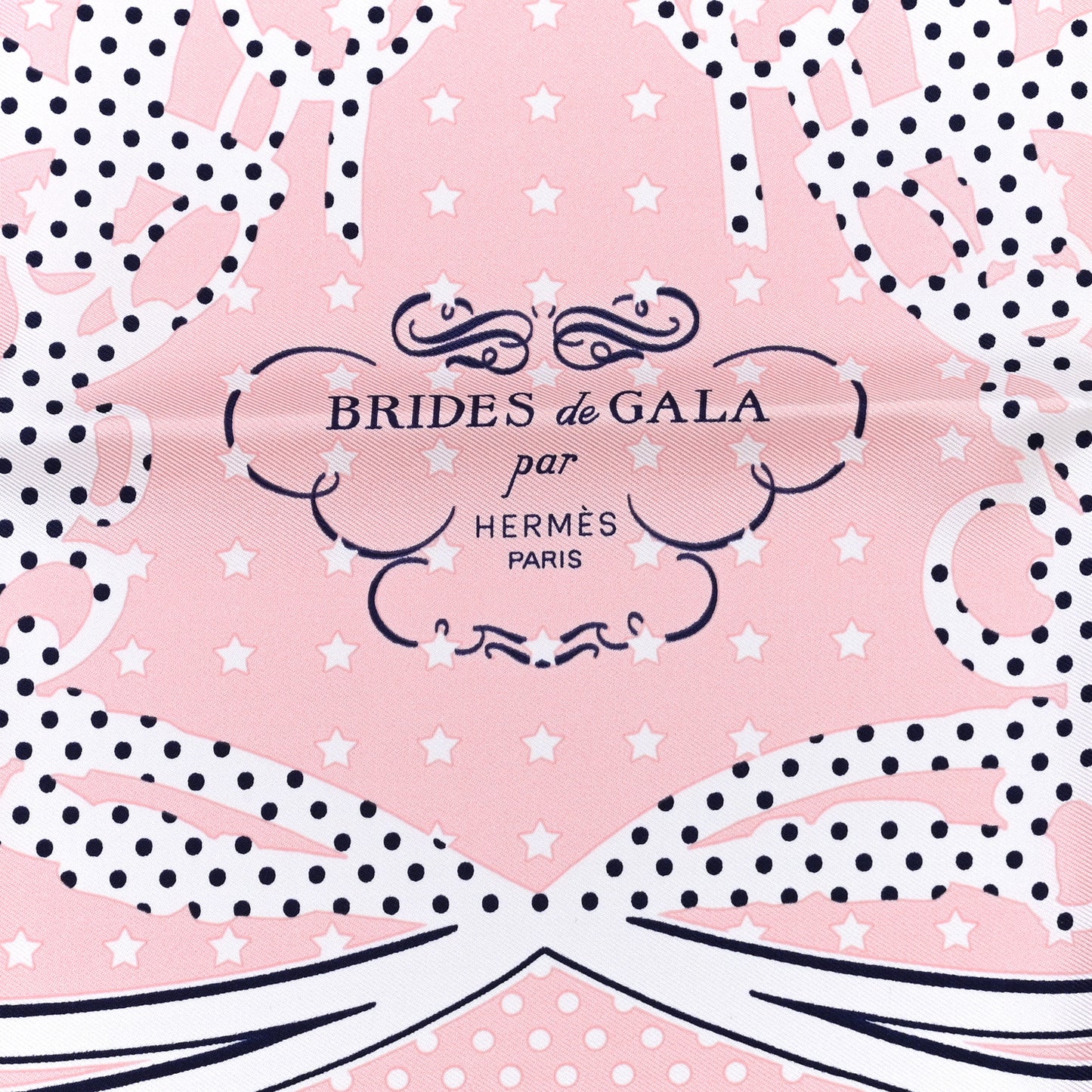 Silk Brides De Gala A Pois Bandana Pocket Square Rose Pale Black White