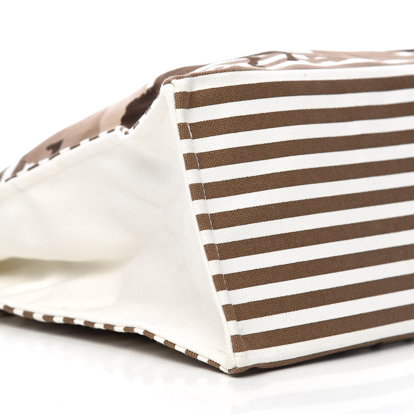Cotton Canvas Chevaux En Camouflage Beach Bag