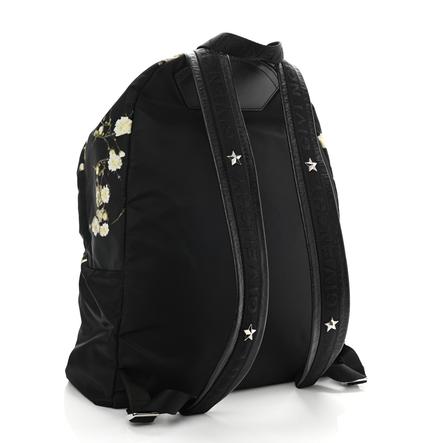 Givenchy Nylon Calfskin Baby's Breath Print Backpack Black 3 of 14