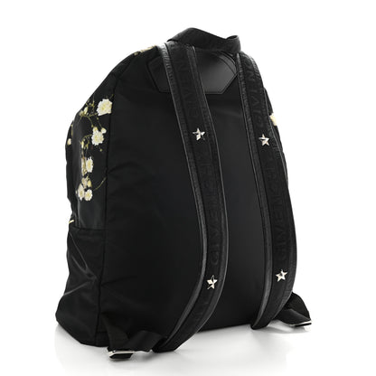 Givenchy Nylon Calfskin Baby's Breath Print Backpack Black 3 of 14