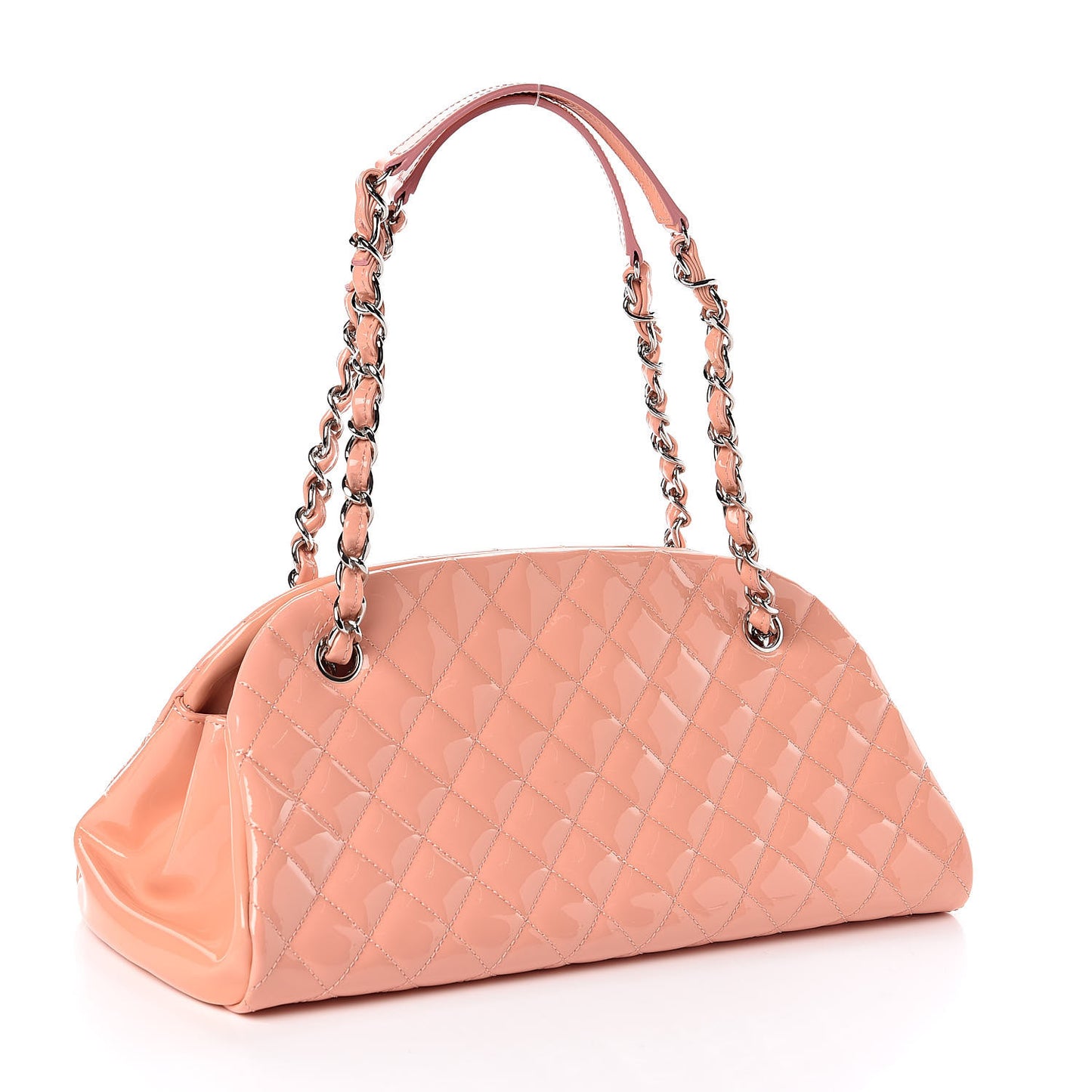 Patent Quilted Medium Just Mademoiselle Pink