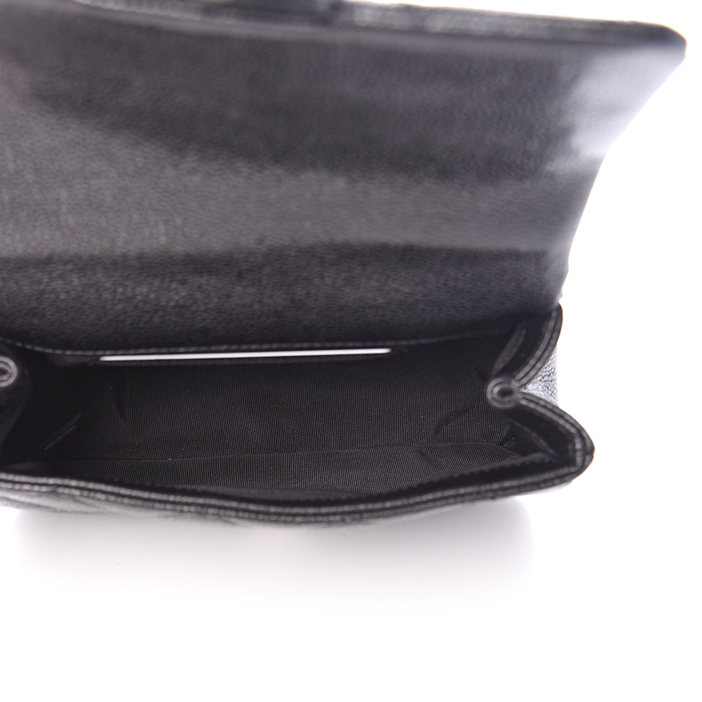 Caviar Quilted Incognito Mini Square Flap Black