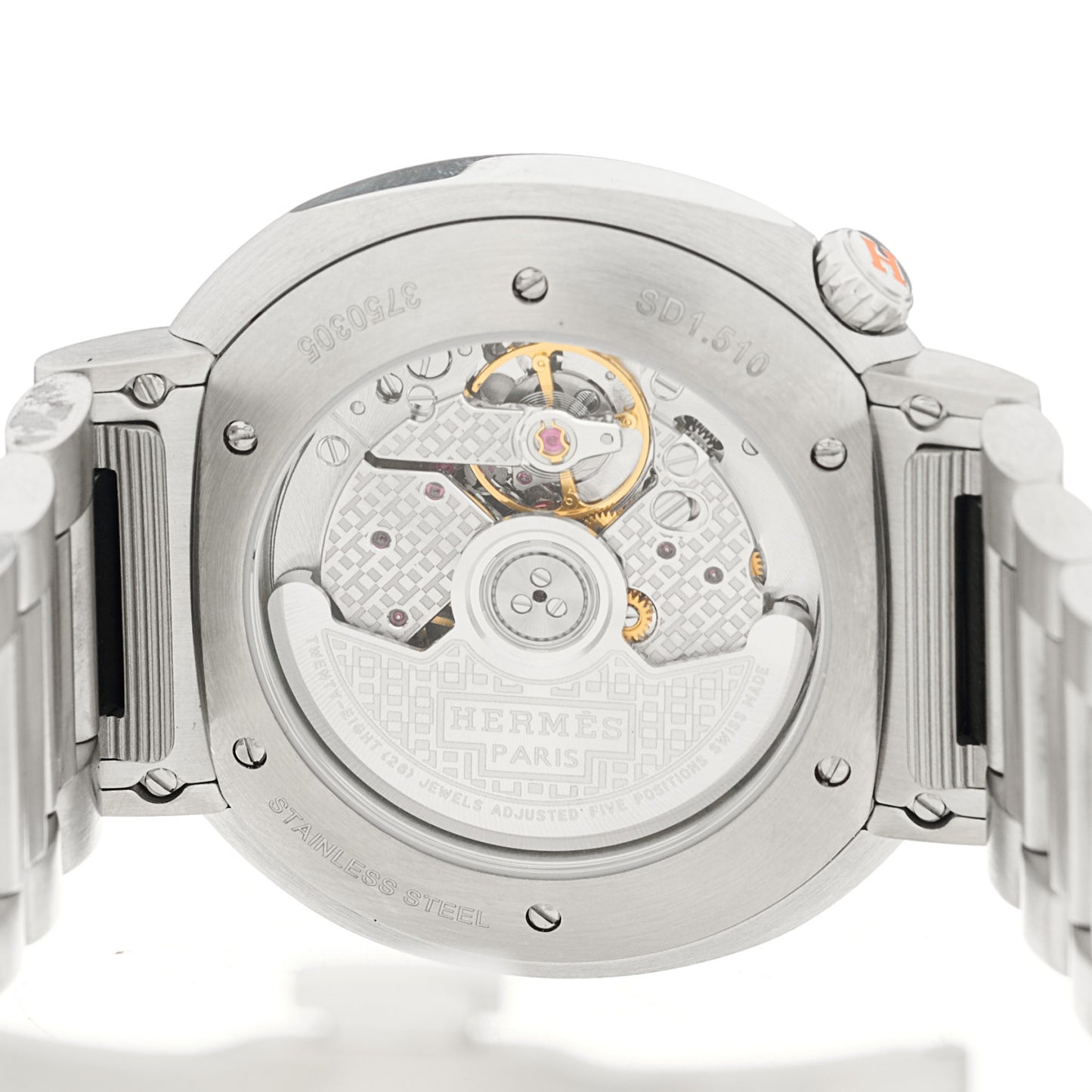Stainless Steel 36mm Cut Automatic Watch