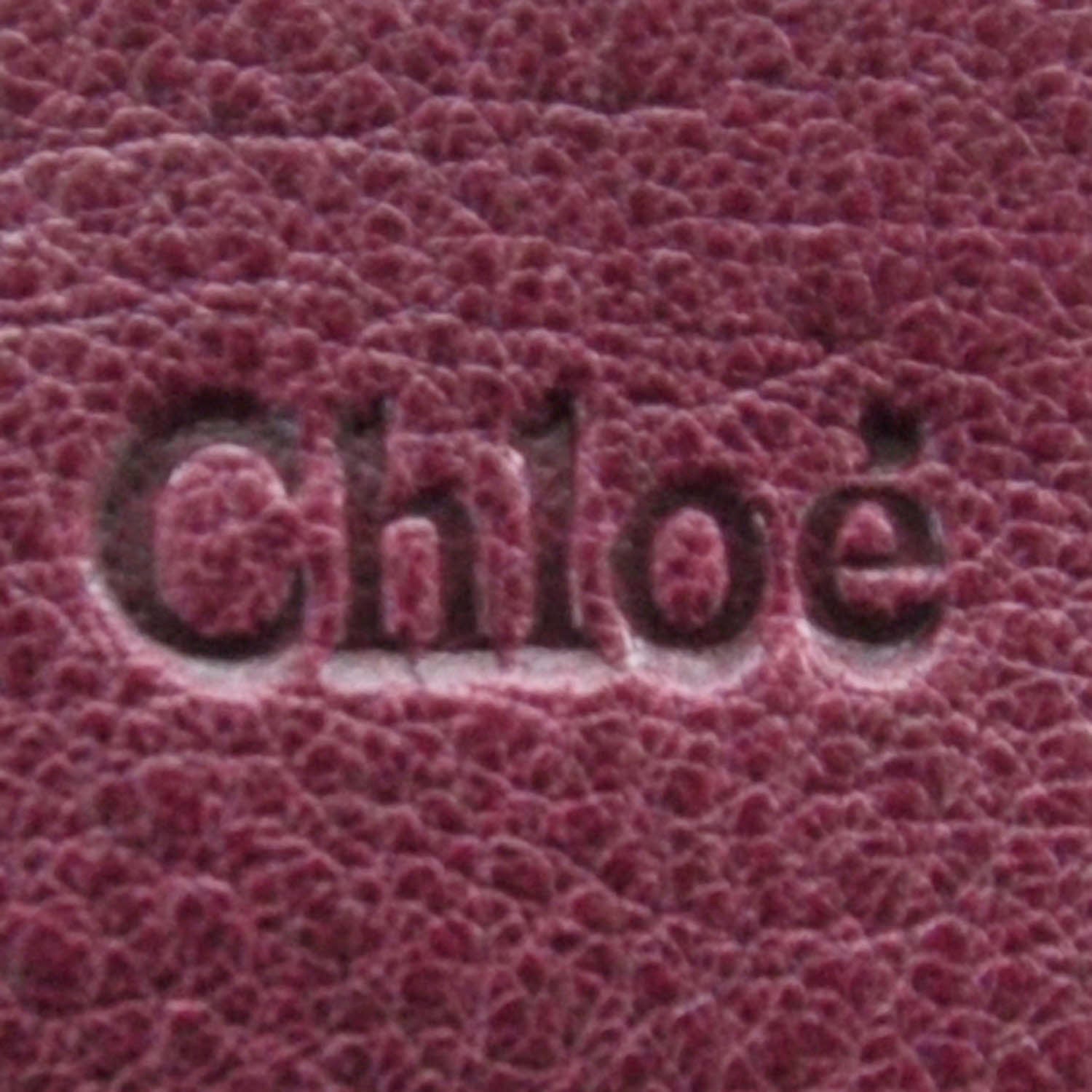 Chloe Calfskin Paraty Tote Purple 5 of 8