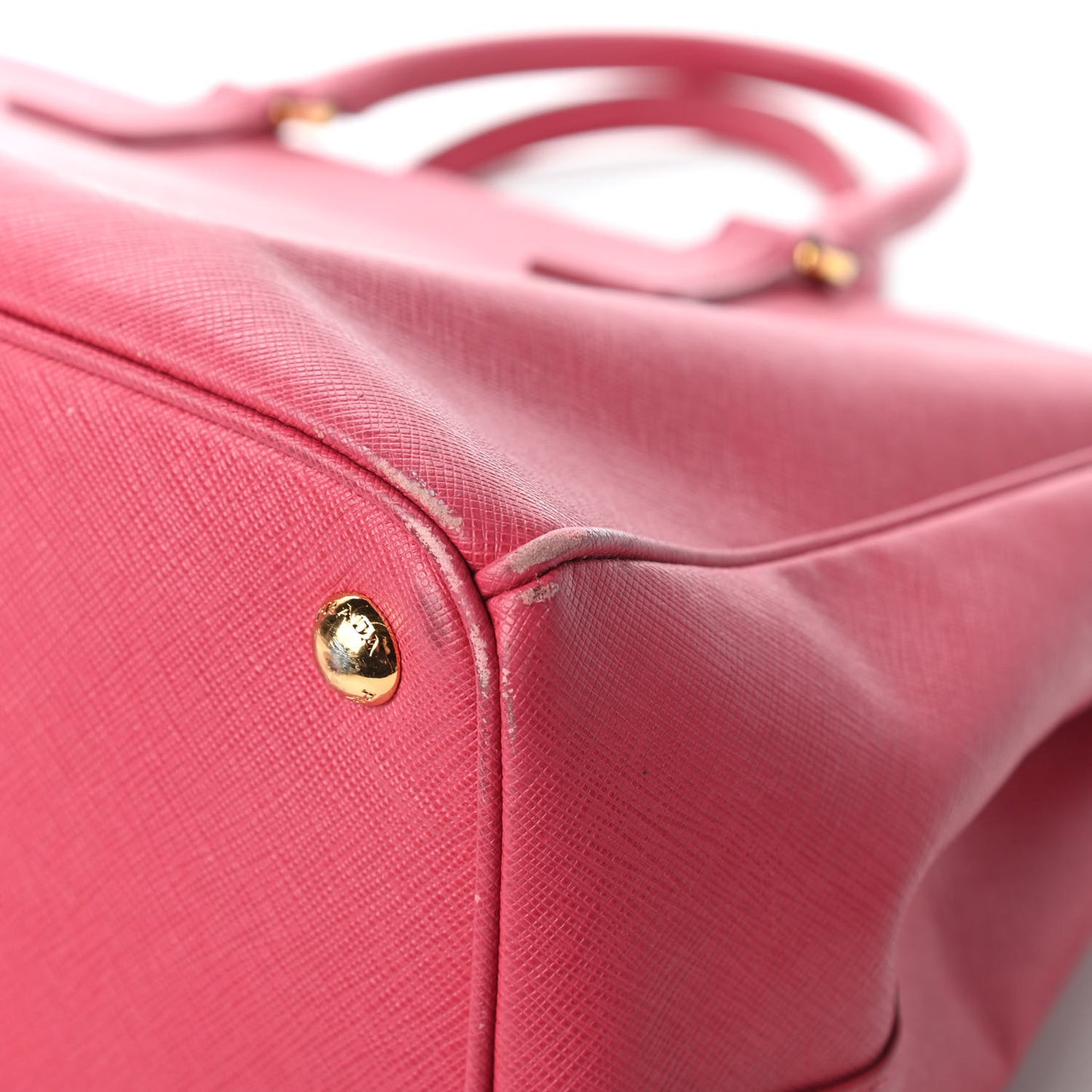 Saffiano Large Galleria Double Zip Tote Peonia