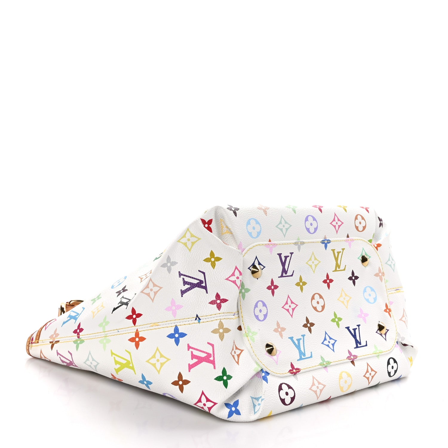 Louis Vuitton LOUIS VUITTON Monogram Multicolor Annie GM White 4 of 9