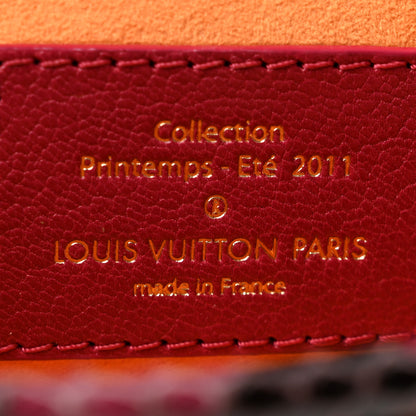 Louis Vuitton Monogram Sequins Savage Cub Clutch Rose 6 of 13