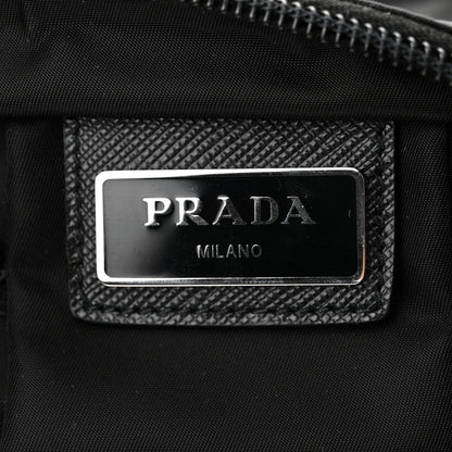 Prada Tessuto Nylon Crossbody Bag Black 6 of 9