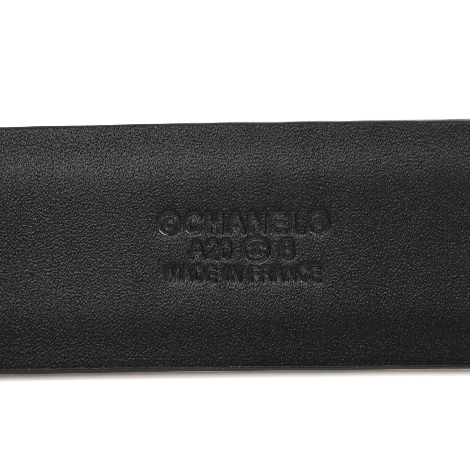 Chanel Calfskin Crystal Pearl Caviar CC Belt 80 32 Black 5 of 8