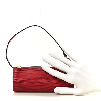 Louis Vuitton Epi Soufflot Pochette Castillan Red 2 of 9