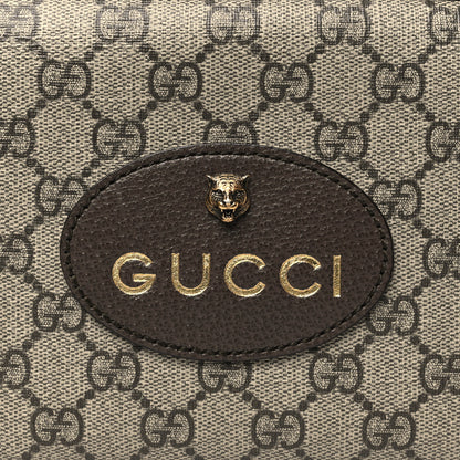 Gucci GG Supreme Monogram Web Neo Vintage Shoulder Bag Beige New Acero Crop 8 of 11